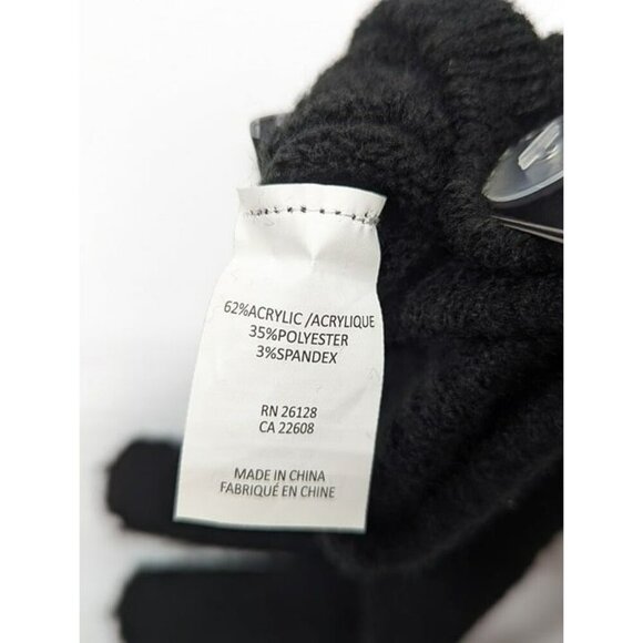 Echo 23 NYC Women's Solid Smartphone Gloves Black O/S (MSRP $38) - Picture 3 of 4